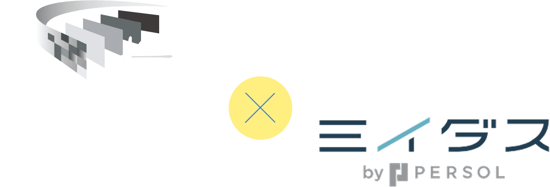 ミイダス株式会社とのコラボレーションロゴ