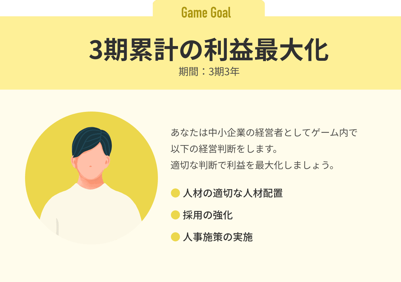 人的資本経営ゲームの概要